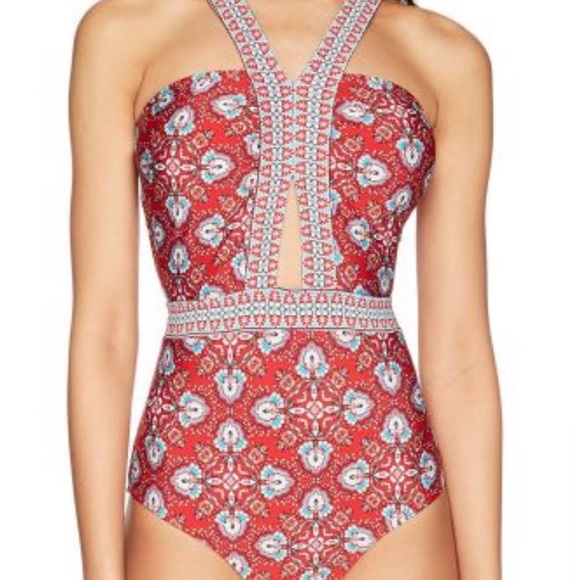 Laundry By Shelli Segal Other - Laundry by Shelli Segal Red One-Piece Bathing Suit